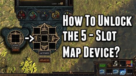 how to unlock map slots poe|How to unlock a fifth map device slot in Path of Exile .